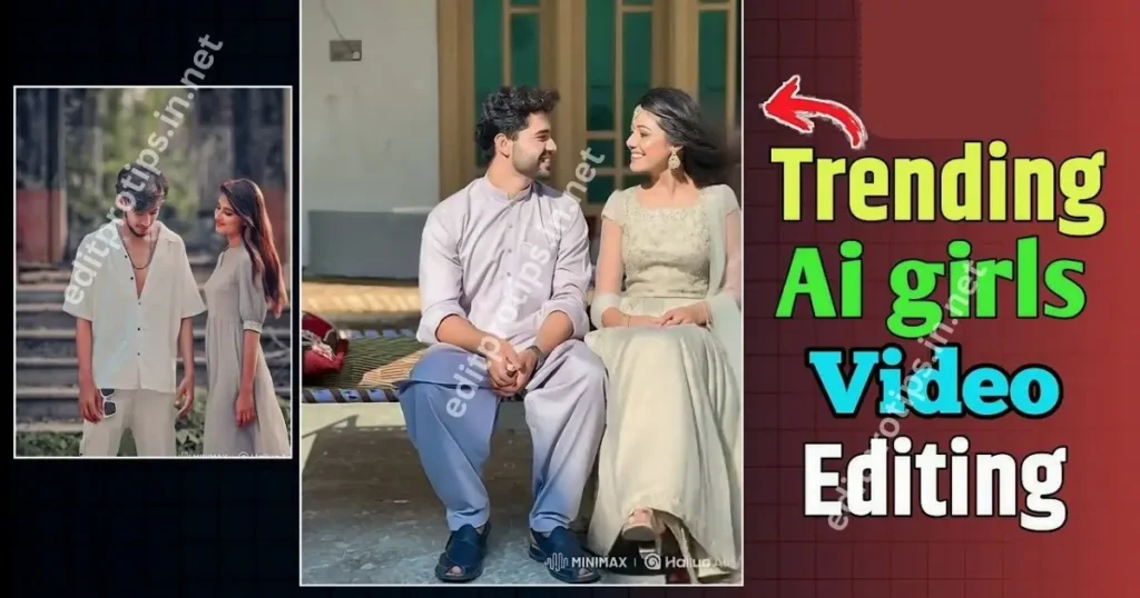 trending boy and girl ai video editing krishna editz