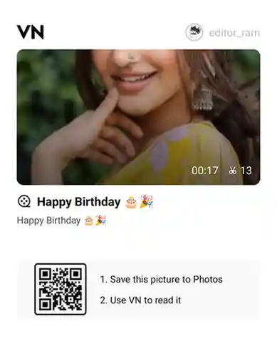 birthday status VN template