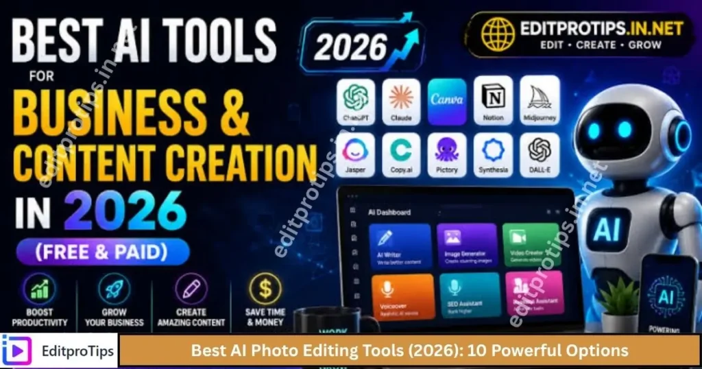 Best AI Photo Editing Tools (2026) 10 Powerful Options