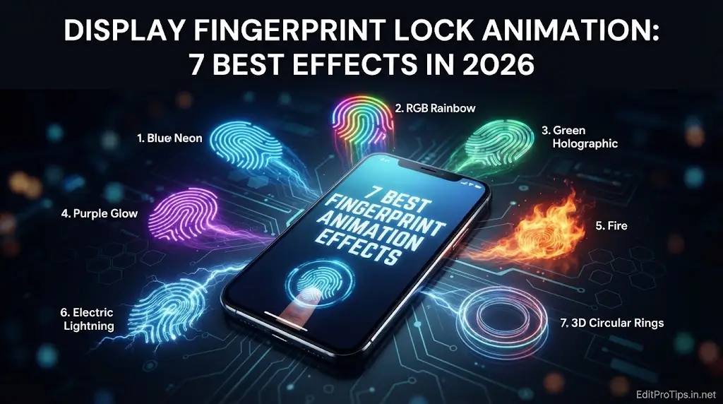 Display Fingerprint Lock Animation 7 Best Effects in 2026