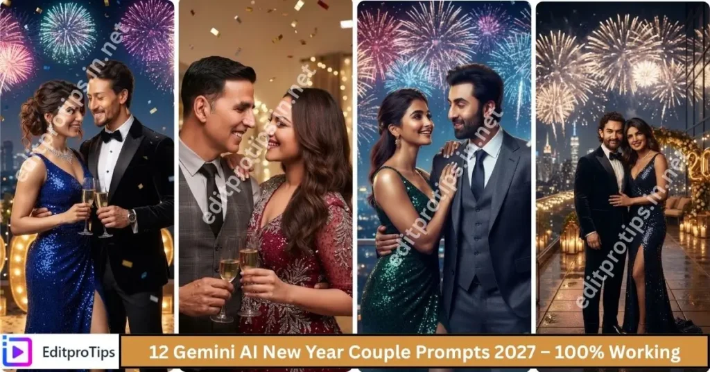 12 Gemini AI New Year Couple Prompts 2027 – 100% Working