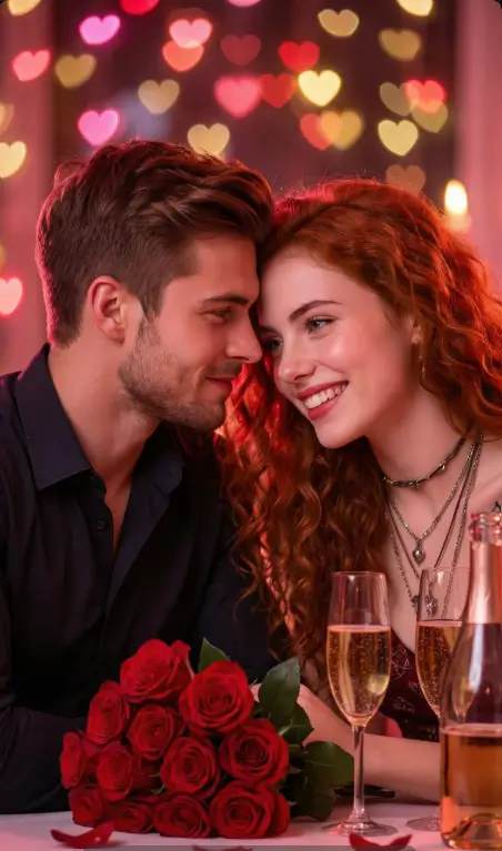 Valentine's Romantic Couple Photo