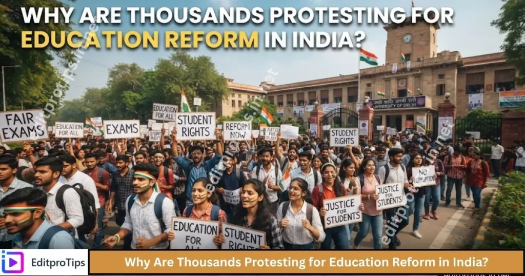 Why Are Thousands Protesting for Education Reform in India?