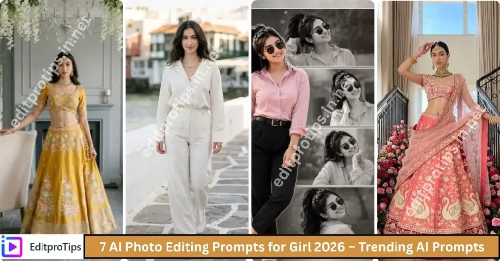 7 AI Photo Editing Prompts for Girl 2026 – Trending AI Prompts