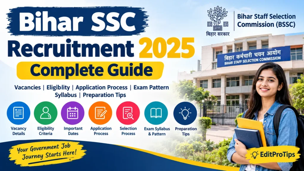 Complete Guide to Bihar SSC Recruitment 2025