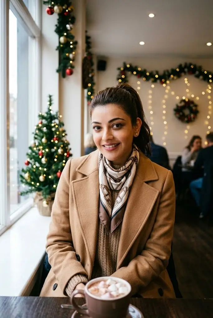 Christmas CafΓ© Photoshoot Prompt