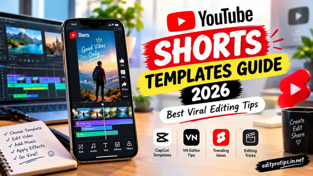 YouTube Shorts Templates Guide 2026 – Best Viral Editing Tips