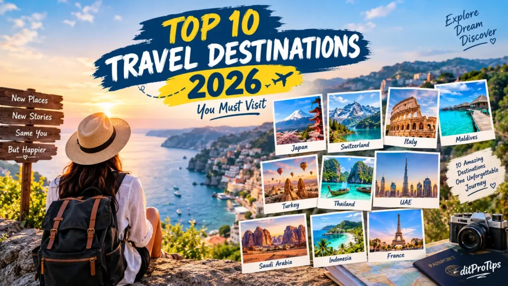 Top 10 Travel Destinations for 2026 You Must Visit
