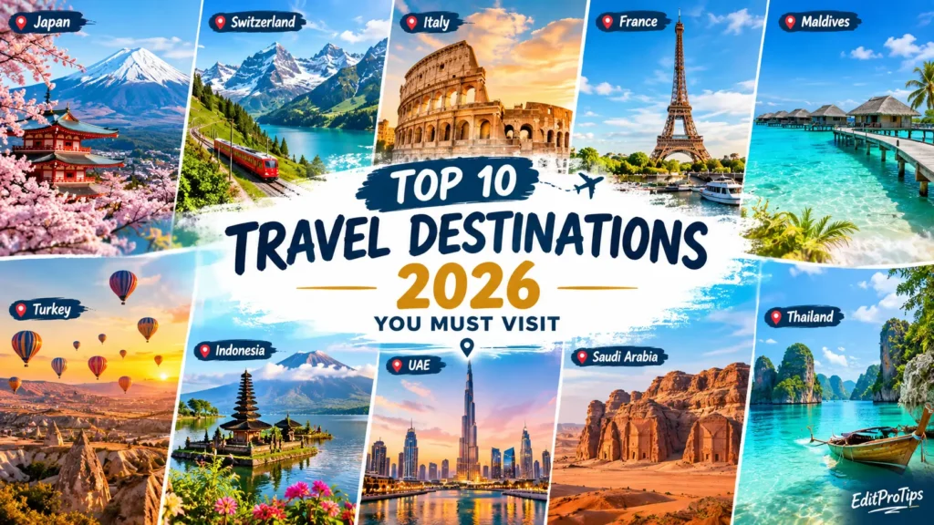 Top 10 Travel Destinations for 2026 You Must Visit